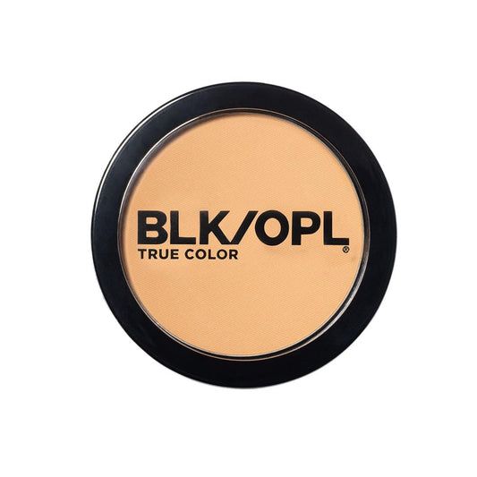 BLK/OPL Oil Absorbing Pressed Powder, Weightless, Buildable & Blendable Compact Press Powder Makeup for Face Smooths Out Blemishes, Pores or Uneven