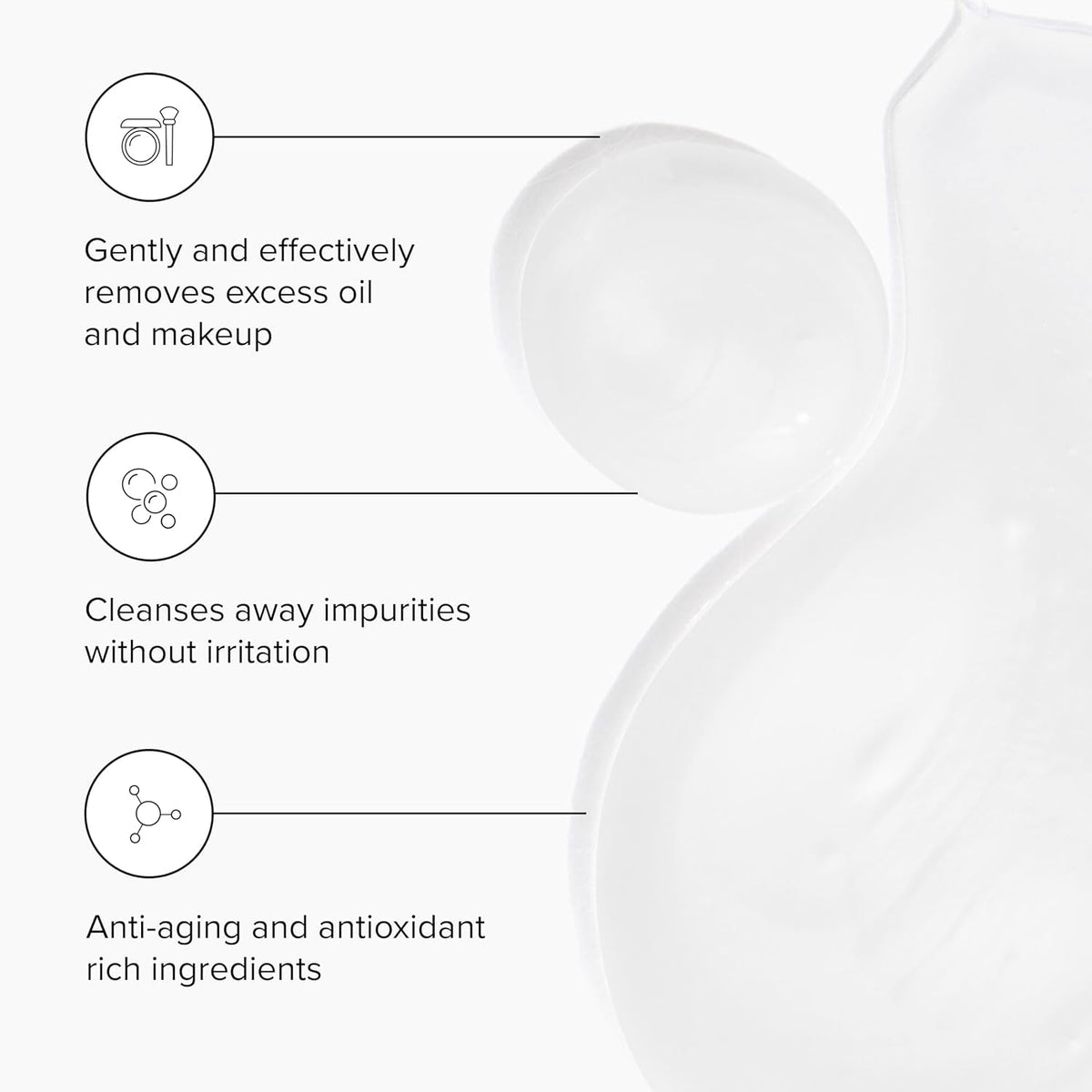 DRMTLGY Essential Facial Cleanser - Gentle Face Cleanser and Face Wash for Women and Men with Anti-Aging Peptides & Hyaluronic Acid. 6.9 fl oz Beauty & Personal Care DRMTLGY
