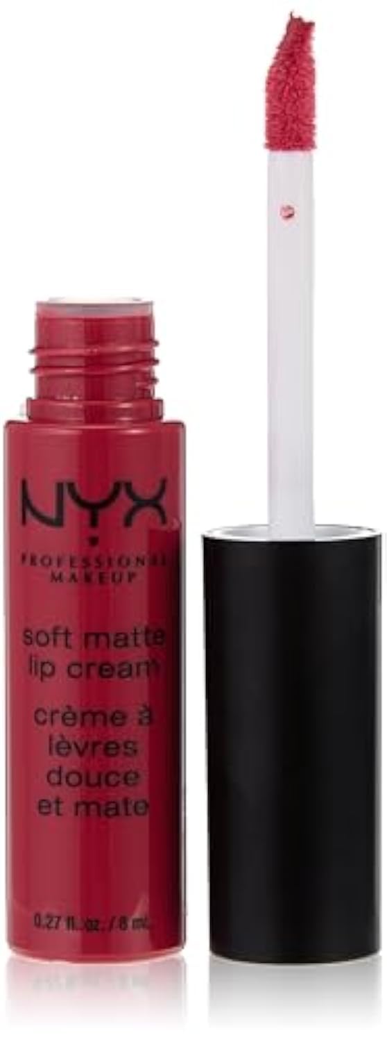 NYX PROFESSIONAL MAKEUP Soft Matte Lip Cream, Lightweight Liquid Lipstick - Prague (Matte Merlot) Beauty & Personal Care NYX PROFESSIONAL MAKEUP
