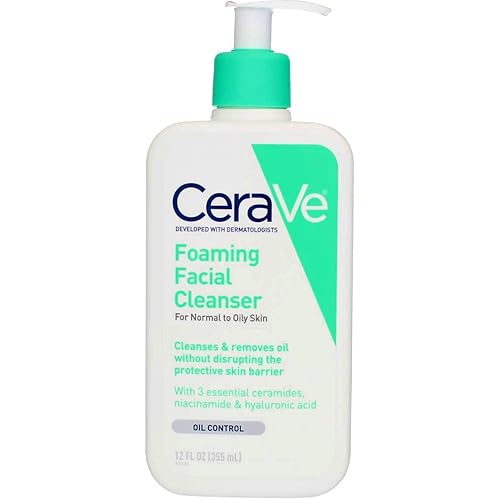 CeraVe Foaming Facial Cleanser 12 oz (Pack of 5) Beauty & Personal Care CeraVe