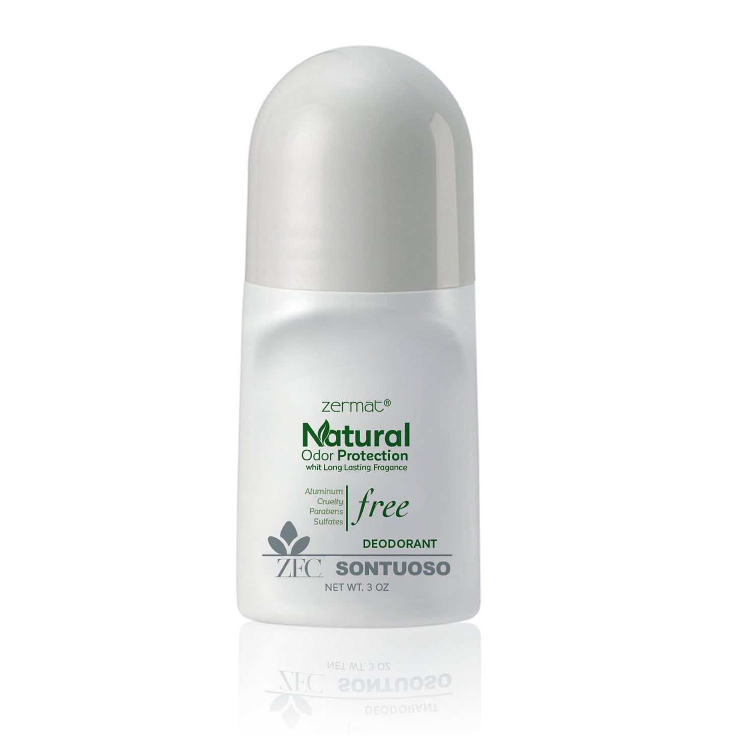 Zermat Distinzion Sontuoso, Natural Roll-On Deodorant, 3 Oz. Beauty and Personal Care Zermat