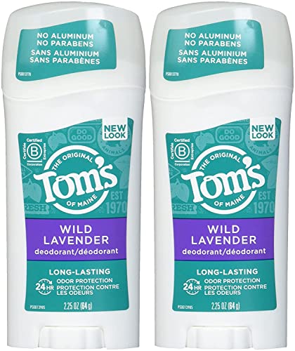 Tom's of Maine Natural Long-Lasting Deodorant Stick Lavender 2.25 Oz (Pack of 2) Beauty and Personal Care Tom's of Maine