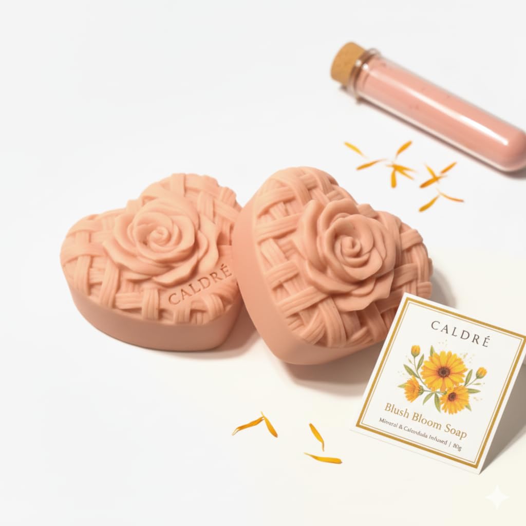 CALDRÉ Blush Bloom Ultra Mineral Skin Retention Soap Gentle Natural Bar 80g Beauty & Personal Care CALDRÉ