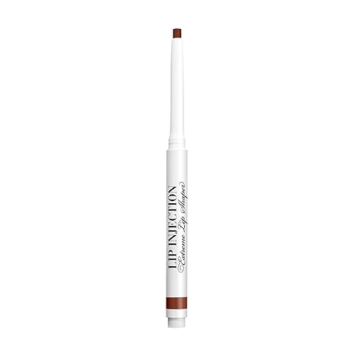 Too Faced Lip Injection Extreme Lip Shaper | Plumping, Waterproof, Liner Pencil, 0.01 Ounce, In Big Truffle Beauty & Personal Care Too Faced