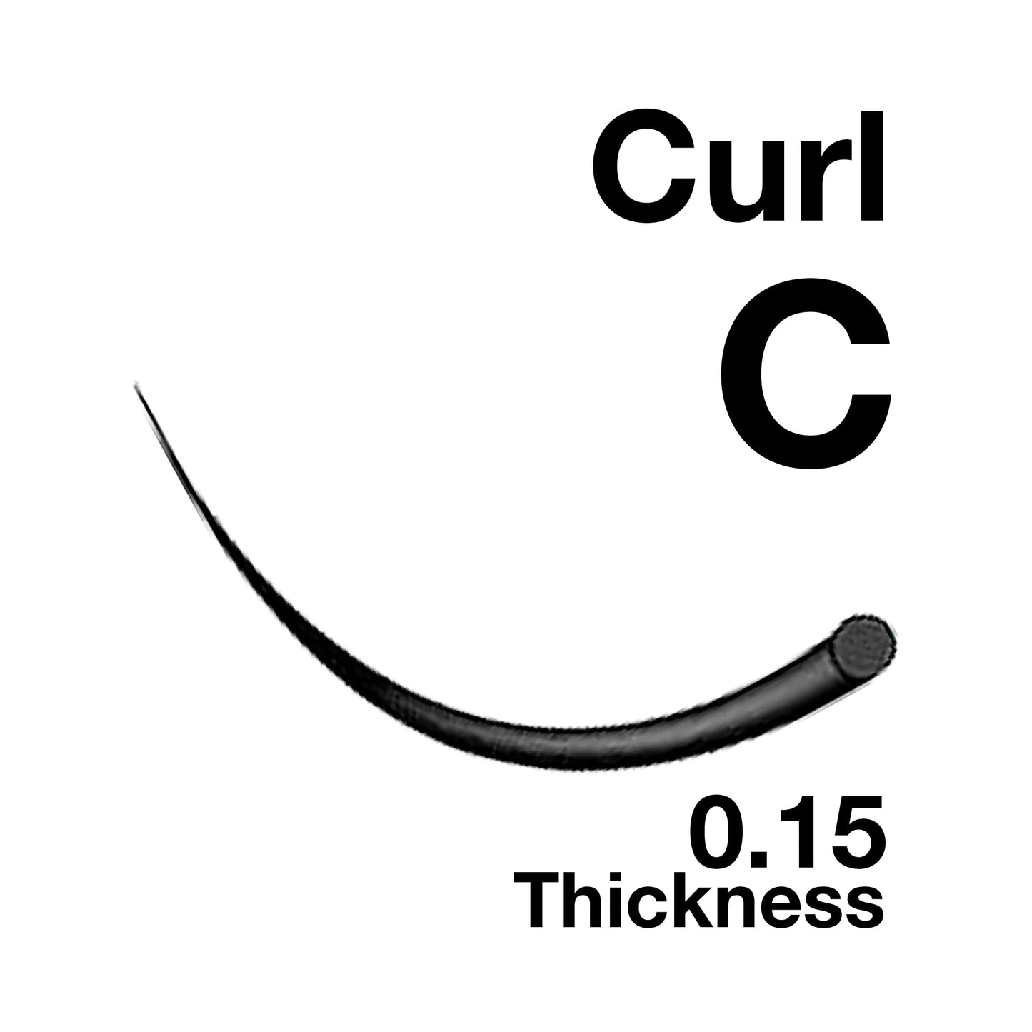 EMILYSTORES Eyelash Extensions 0.15mm Thickness C Curl 13mm Length Individual Volume Natural Eyelashes For Lash Extensions(0.15,C,13mm) Beauty & Personal Care EMILYSTORES
