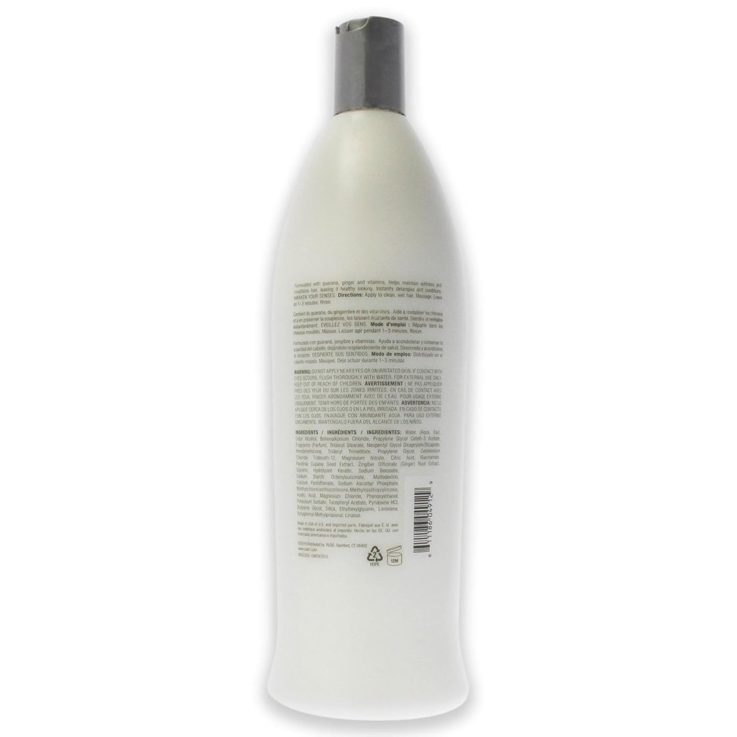 RUSK Sensories Calm Guarana and Ginger Nourishing Conditioner, Nourishes and Detangles all Hair Types, 33.8 fl. oz Beauty & Personal Care RUSK