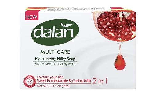 Dalan Multi Care Moisturizing Soap 2 in 1 (Sweet Pomegranate & Caring Milk, 6 Pack) Beauty & Personal Care Dalan