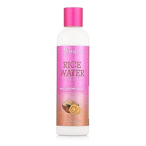 Mielle Rice Water Moisturizing Hair Milk For Curly, Kinky or Wavy Hair (8oz) Beauty & Personal Care Mielle Organics