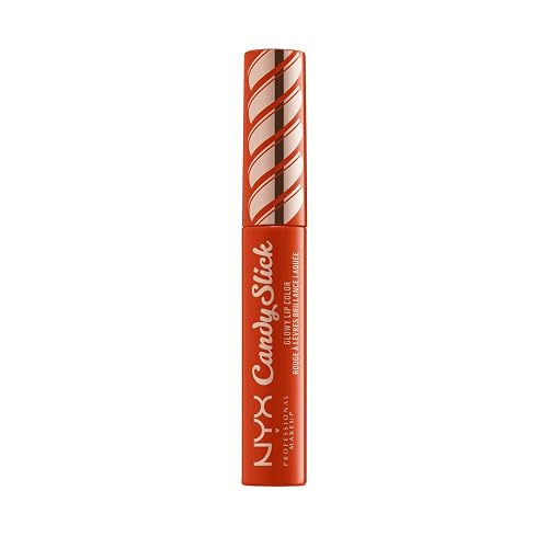 NYX PROFESSIONAL MAKEUP Candy Slick Glowy Lip Color Gloss - Sweet Stash (Orange Red) Beauty & Personal Care NYX PROFESSIONAL MAKEUP