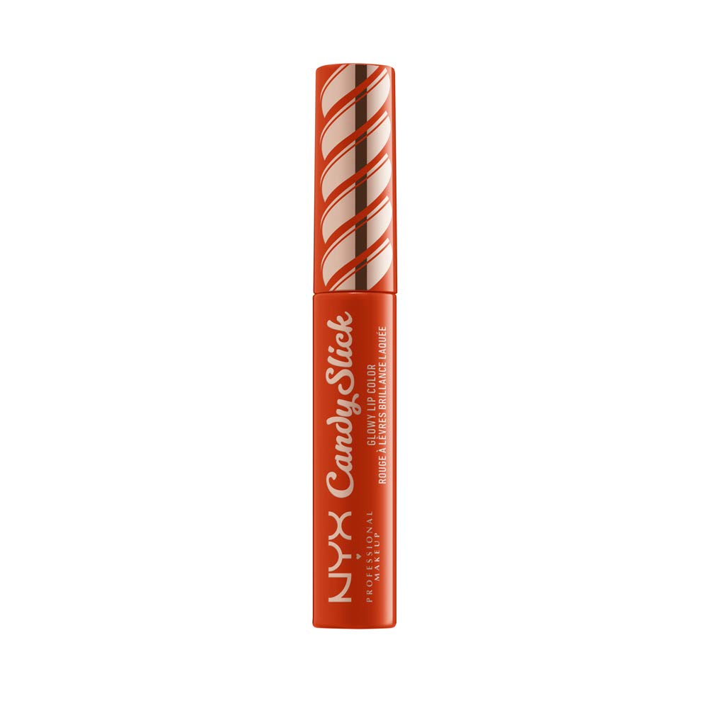NYX PROFESSIONAL MAKEUP Candy Slick Glowy Lip Color Gloss - Sweet Stash (Orange Red) Beauty & Personal Care NYX PROFESSIONAL MAKEUP