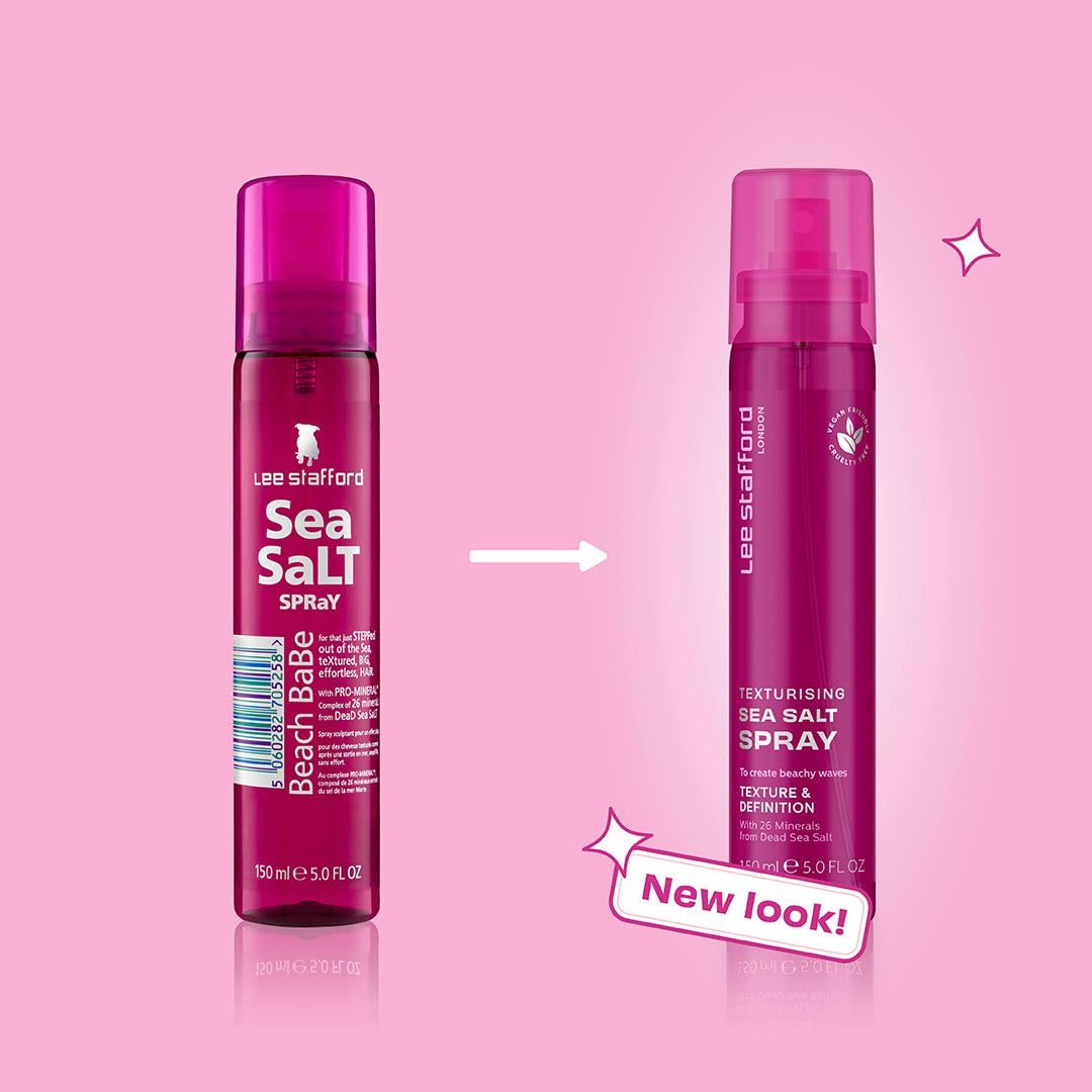 Lee Stafford Sea Salt Hair Texturizing Spray | Styling - for Natural Tousled Surf Beach Waves, Adds Shine, Texture, & Definition, Quick Styling, Best Beauty & Personal Care Lee Stafford