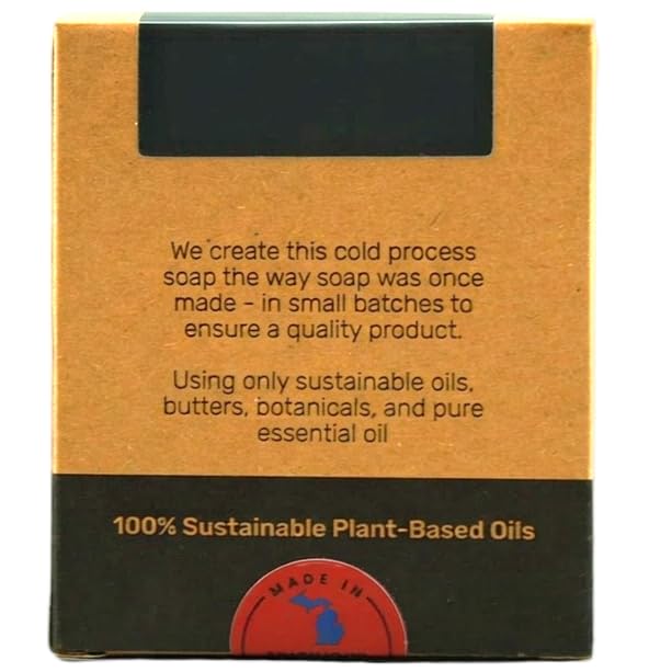 Traverse Bay Bath and Body Black Pepper Turmeric Soap, All Natural Cold Process Essential Oil, Spicy Ginger Pepper Scent, 2 Bars, 11+ oz Beauty & Personal Care Traverse Bay Bath and Body