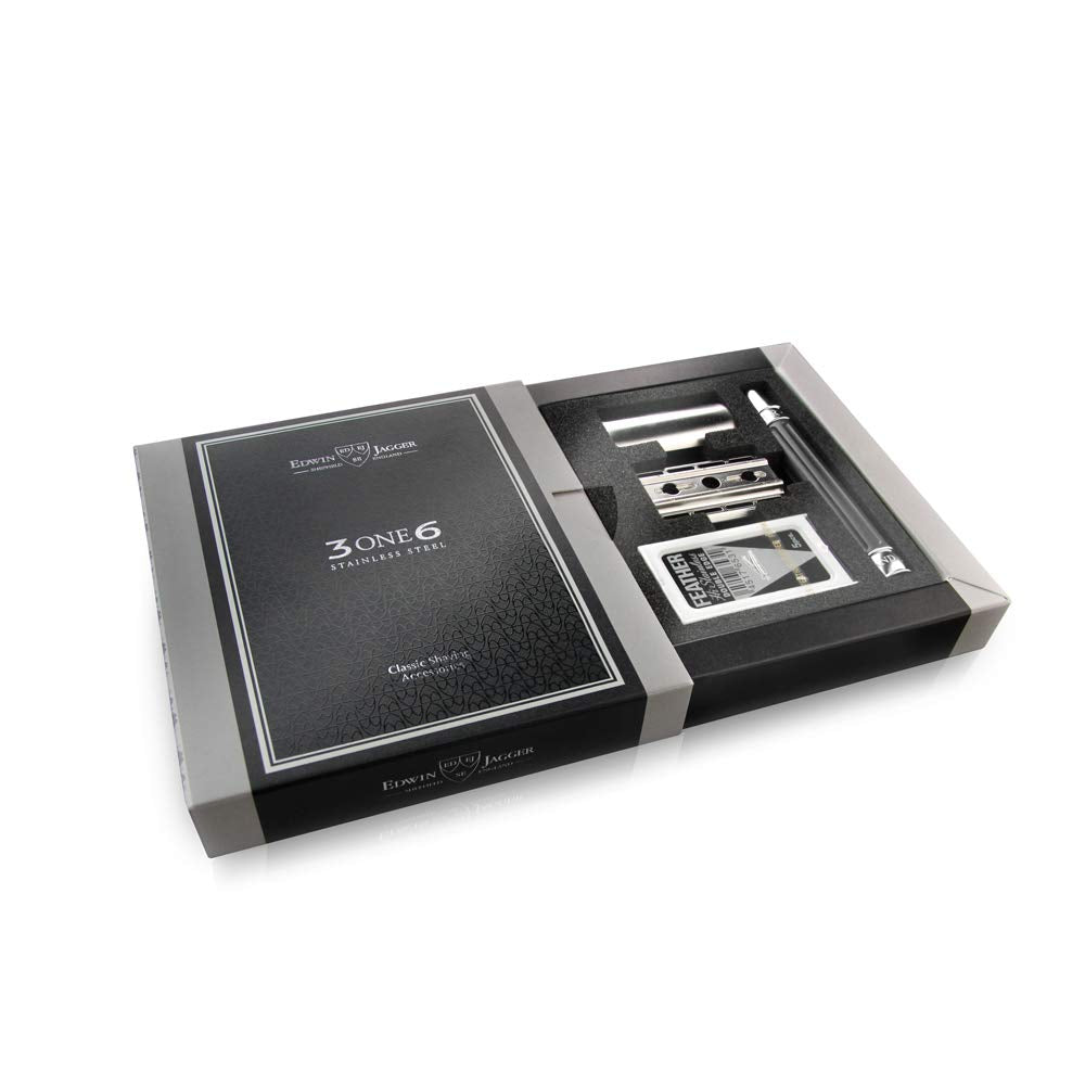 Edwin Jagger 3ONE6 Steel Razor (Gunmetal) Beauty and Personal Care Edwin Jagger