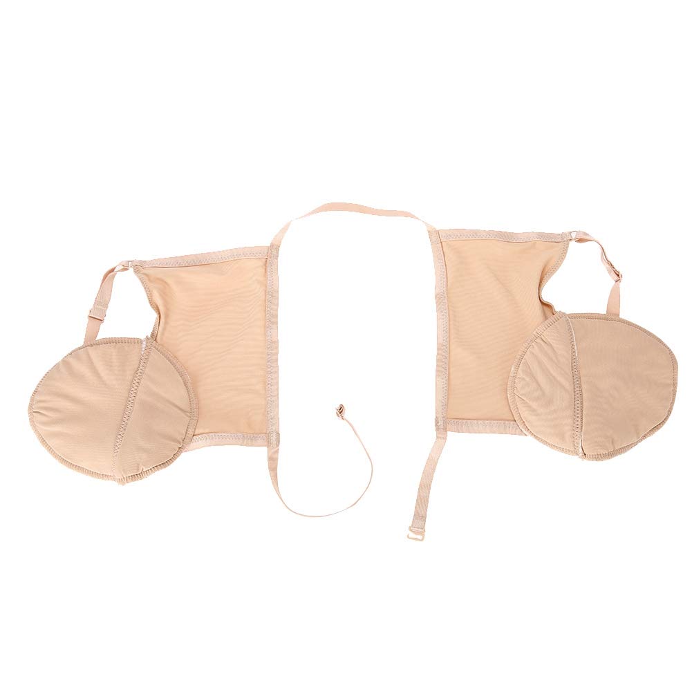 Dioche Underarm Sweat Pads, Reusable Cotton Armpit Bra Underarm Sweat Absorbent Pads Skin Tone, Anti-Sweat and Anti-Odor Beauty and Personal Care Dioche