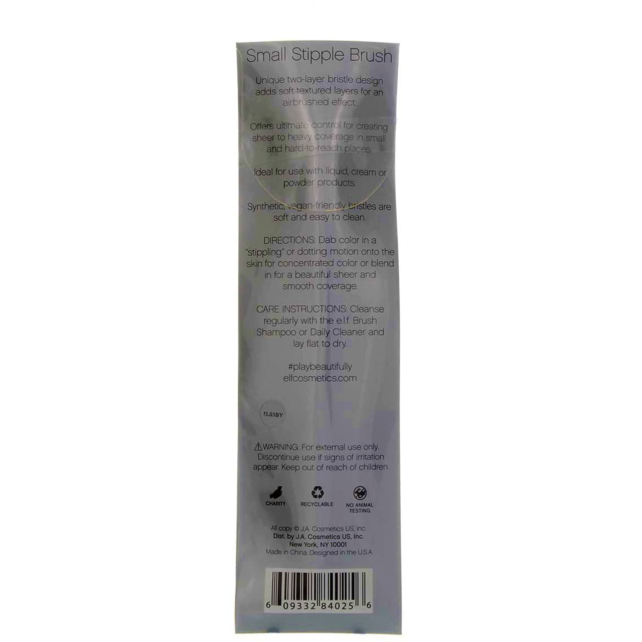 e.l.f. Small Stipple Brush Beauty & Personal Care e.l.f.