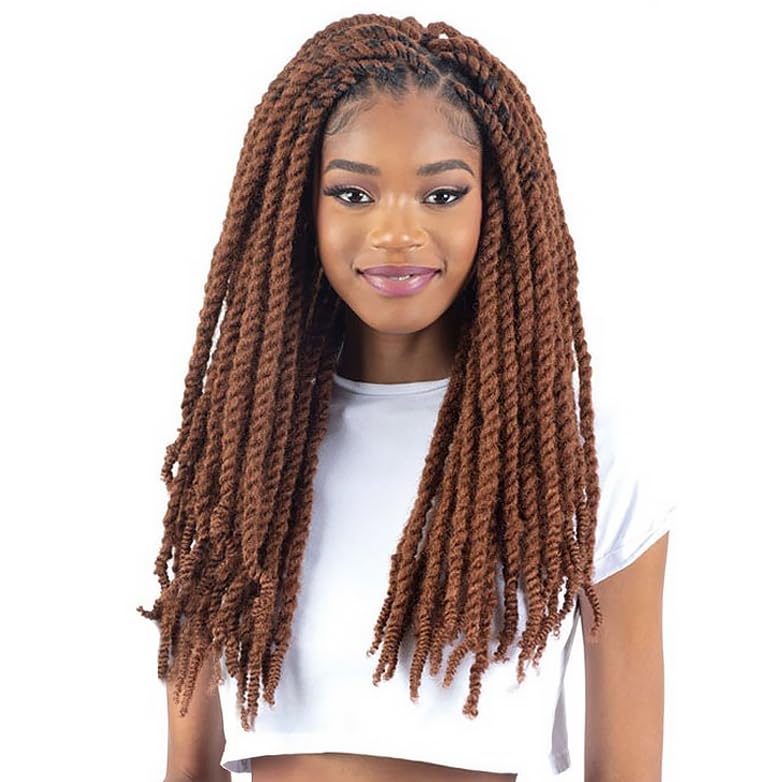 FREE TRESS Synthetic Braid - 3X Cuban Twist Soft & Natural 16" (530)