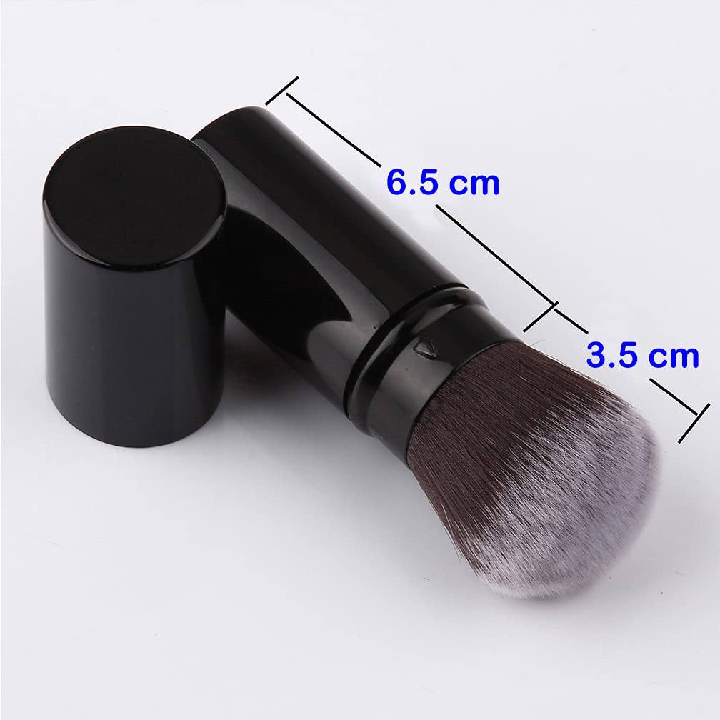 RN BEAUTY Retractable Kabuki Brushes Foundation Powder Blush Brush Extensible Makeup Brush Face Blender Brush Professional Mineral Blending Brush Beauty & Personal Care RN BEAUTY