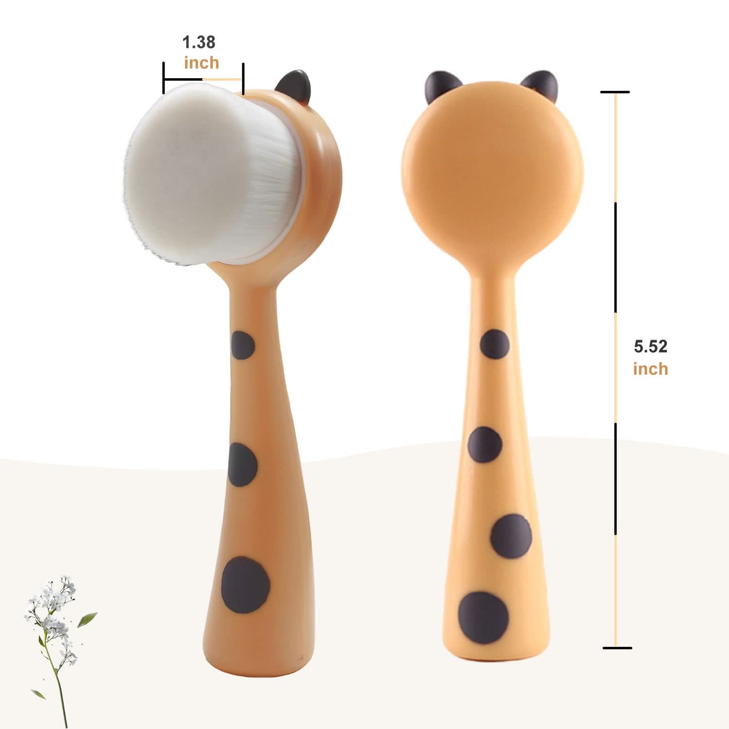 Face Brush Face Scrubber, Hysotok Facial Cleansing Brush with Soft Bristles for Face Cleansing Wash Scrub, Face Cleanser Brush for Facial Exfoliating Beauty & Personal Care Hysotok