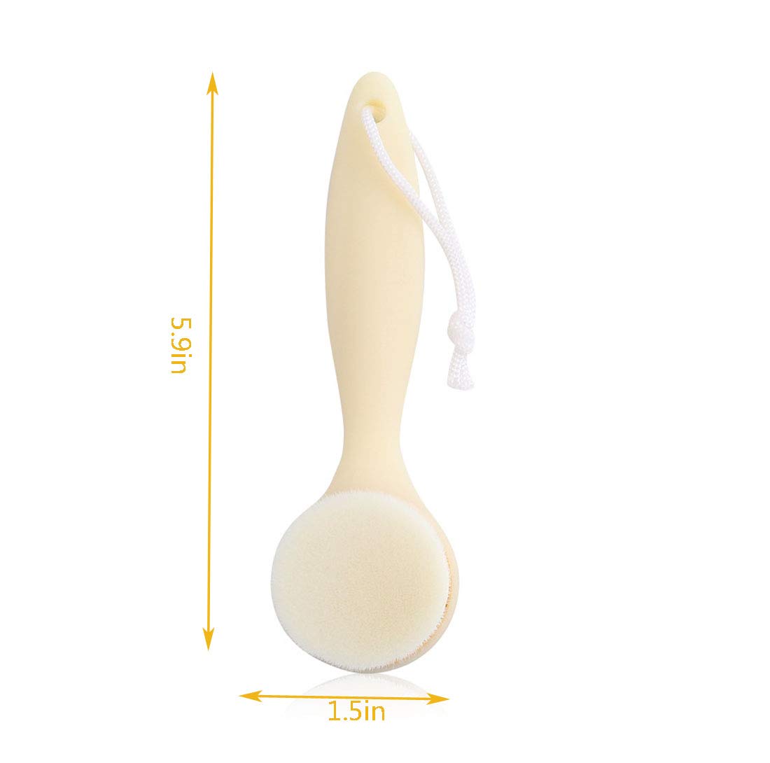 Ultra-Soft Facial Cleansing Brush - Makeup Removal & Pore Cleansing with Deep Exfoliation Beauty & Personal Care Vincilee