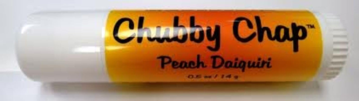 Chubby Chap - Three (3x) Large Jumbo Natural Lip Balm - .5 Ounce Peach Daiquiri Beauty and Personal Care Chubby Chap