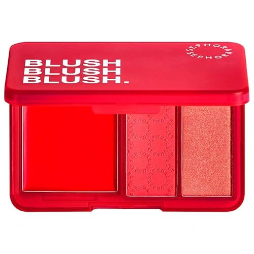 SEPHORA COLLECTION Blush Cream & Powder Palette - 04 Heart Breaker - (Vibrant Red Blush Palette) Beauty & Personal Care SEPHORA