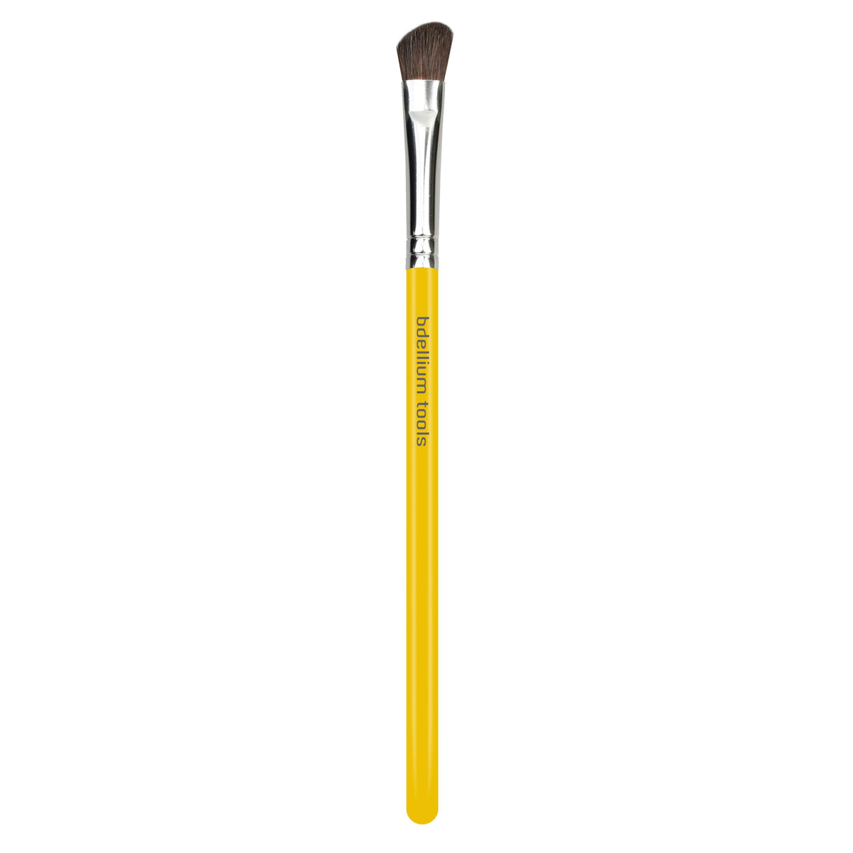Bdellium Tools Professional Makeup Brush - Studio Series 766 Angled Shadow - With Soft Natural Fibers, For Applying Eyeshadow (Yellow, 1pc)