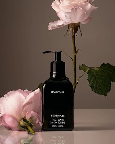 Homecourt Hand Wash, Gently Cleanses & Hydrates, Removes Dirt & Debris Without Irritating Skin, Clean Formula, Steeped Rose, 12 fl oz Beauty & Personal Care Homecourt