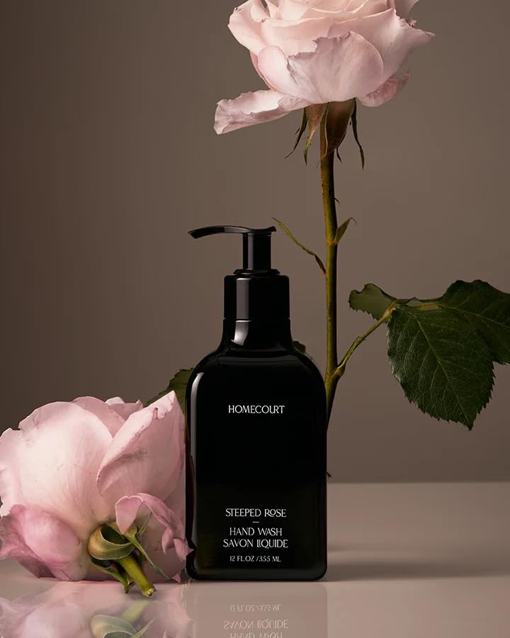 Homecourt Hand Wash, Gently Cleanses & Hydrates, Removes Dirt & Debris Without Irritating Skin, Clean Formula, Steeped Rose, 12 fl oz Beauty & Personal Care Homecourt