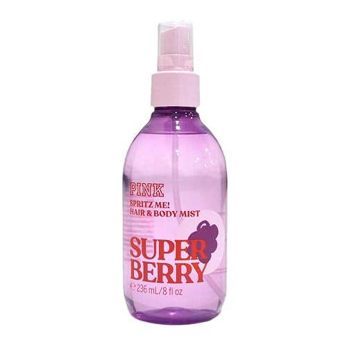Victoria's Secret Pink Hair & Body Mist 8 Fl Oz (Super Berry) Beauty & Personal Care Victoria's Secret