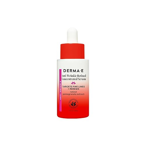 DERMA E Anti-Wrinkle Retinol Serum - Concentrated Skincare Elixir for Youthful Radiance - 1 Fl oz Beauty & Personal Care Derma E