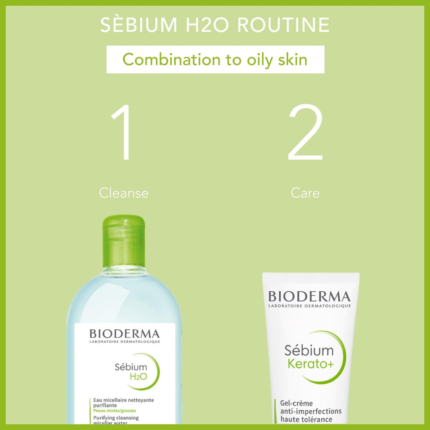Bioderma - Sébium H2O - Micellar Water - Face Cleansing and Makeup Remover - Micellar Water for Combination to Oily Skin Beauty & Personal Care Bioderma