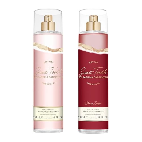 SCENT BEAUTY Sabrina Carpenter Body Spray Bundle - Sweet Tooth & Cherry Baby - 8 fl oz Beauty & Personal Care SCENT BEAUTY