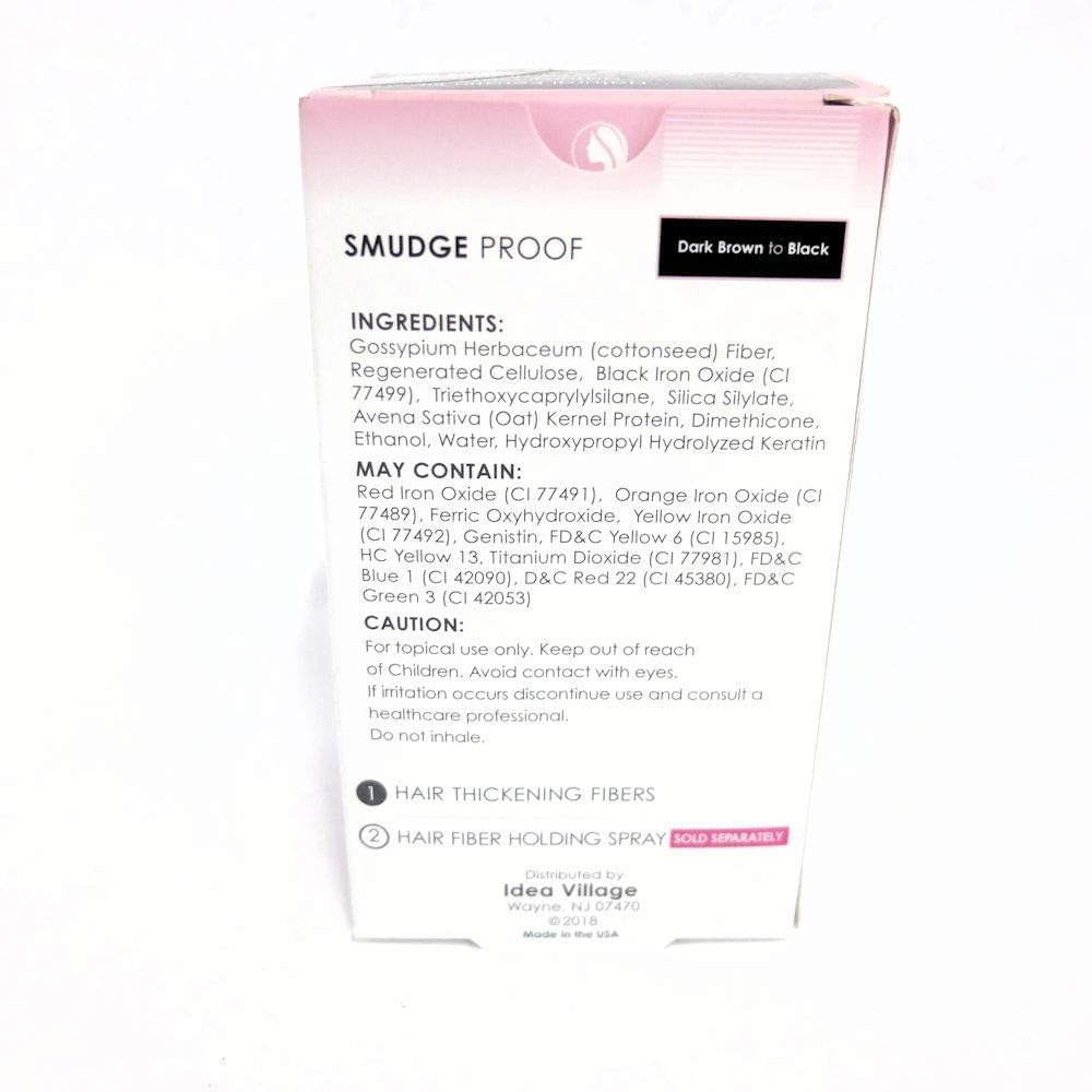 Hairology Hair Building Thickening Fibers, Black, 0.2 Ounce Beauty & Personal Care Hairology