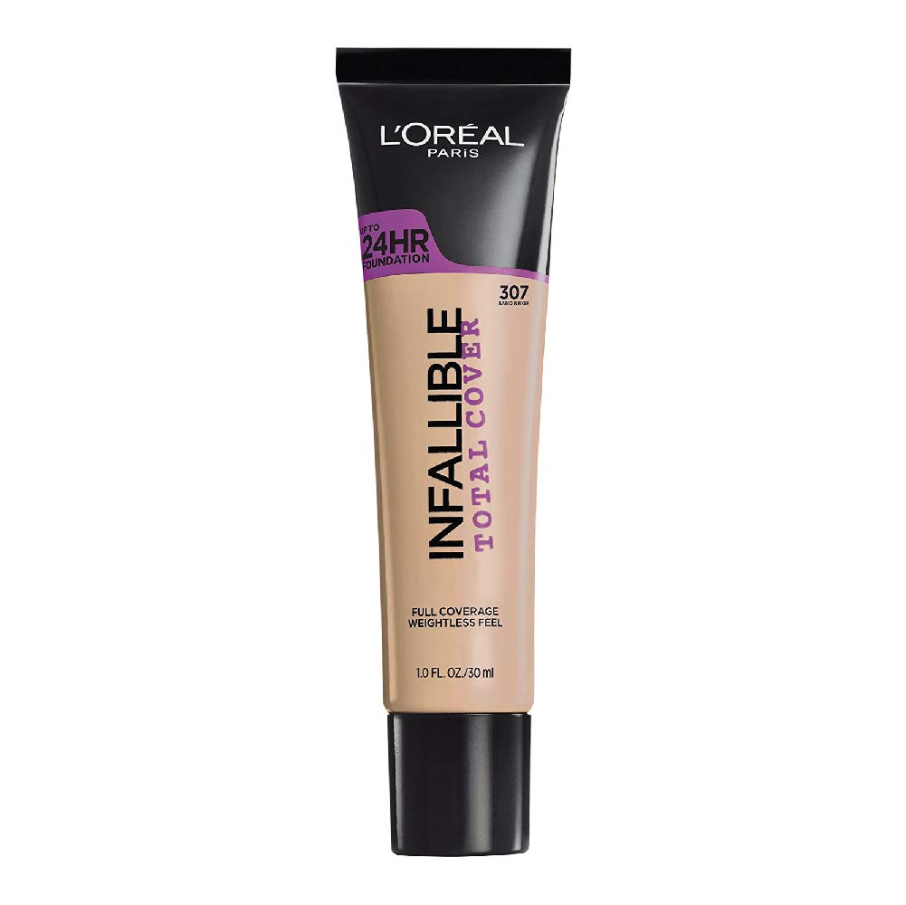 L'Oreal Paris Infallible Total Cover Foundation, Sand Beige, 1 fl; oz. Beauty & Personal Care L'Oreal Paris