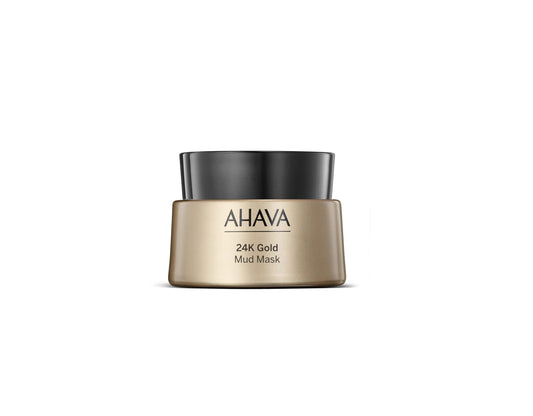 AHAVA 24K Gold Mineral Mud Mask - Luxury Mud Mask for Refined, Luminously Radiant Skin, Smoothes, Firms & Illuminates, includes 24K Gold, Osmoter Beauty & Personal Care AHAVA
