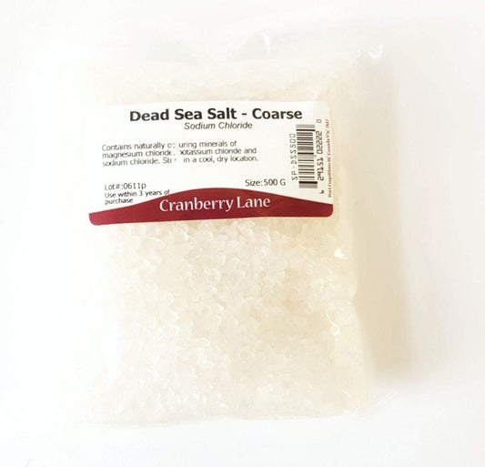 Dead Sea Salt - coarse 500g 1.1 lb. Beauty and Personal Care Cranberry Lane