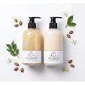 Wild Hermit Wellness Del Ju Plant Based Milk Protein Shampoo and Conditioner with Aloe, Flax Seed, Plum Kernel Extract, Vitamin Rich, Sulfate Free Beauty & Personal Care Wild Hermit Wellness