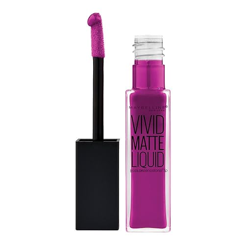 Maybelline New York Color Sensational Vivid Matte Liquid Lipstick, Orchid Shock, 0.26 fl. oz. Beauty & Personal Care MAYBELLINE