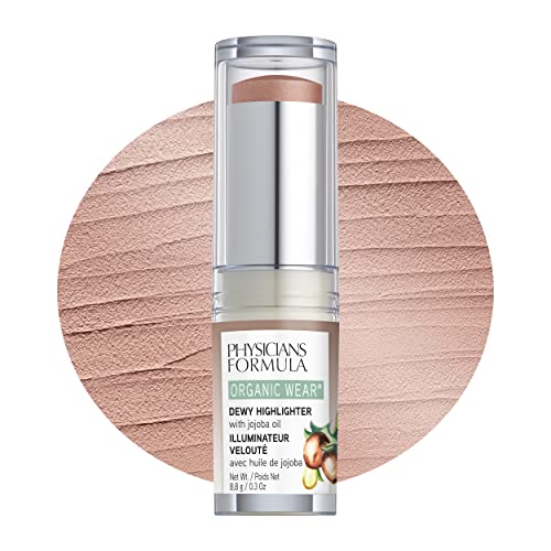 Physicians Formula Organic Wear All Natural Dewy Highlighter Stick Makeup, Makeup Honey Dew, Dermatologist Tested Beauty & Personal Care Physicians Formula