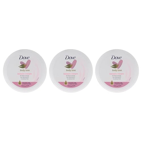 Beauty Cream - Pink by Dove for Women - 2.7 oz Cream (Pack of 3) Beauty & Personal Care Dove