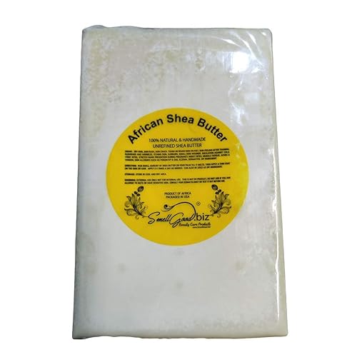 SmellGood Raw Unrefined Ivory Shea Butter TOP GRADE Ghana 10 LBS Beauty & Personal Care SmellGood