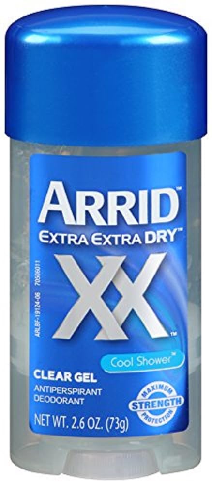 Arrid Extra Dry Cool Shower Clear Gel Antiperspirant and Deodorant, 2.6 Ounce Beauty & Personal Care Arrid