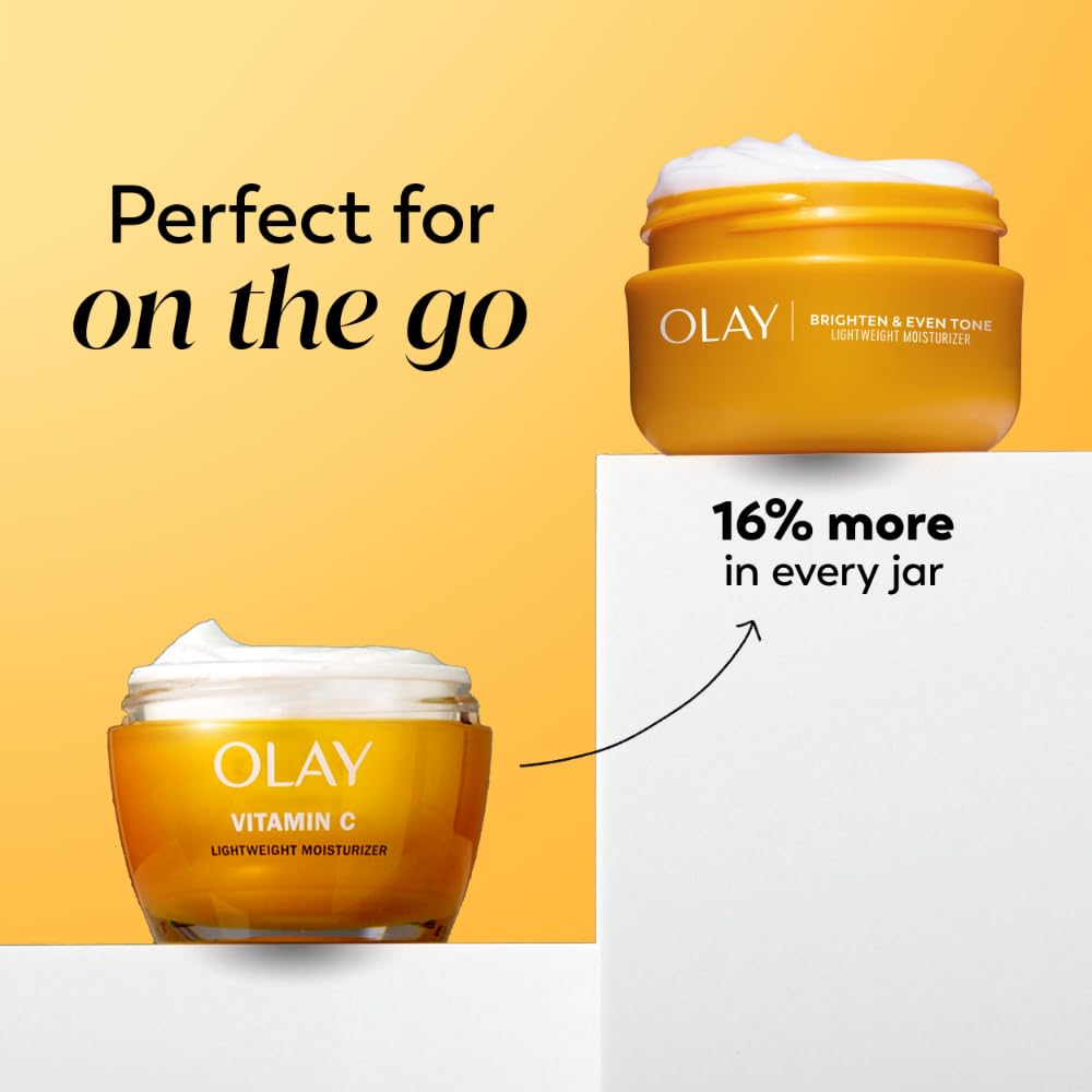 Olay Regenerist Radiance Vitamin C Face Moisturizer: Bright & Even Lightweight Cream for Women - Brightens, Hydrates, Evens Tone + Texture for Glowing Beauty & Personal Care Olay