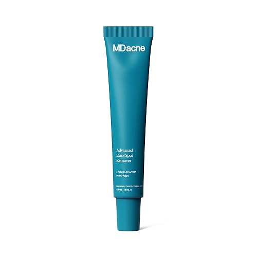 MDacne Dark Spot Remover For Face & Body, 40ml - Improves Skin Brightness, Texture & Tone, Oil-Free for Sensitive & Acne-Prone Skin, AHA & BHA Beauty & Personal Care MDacne