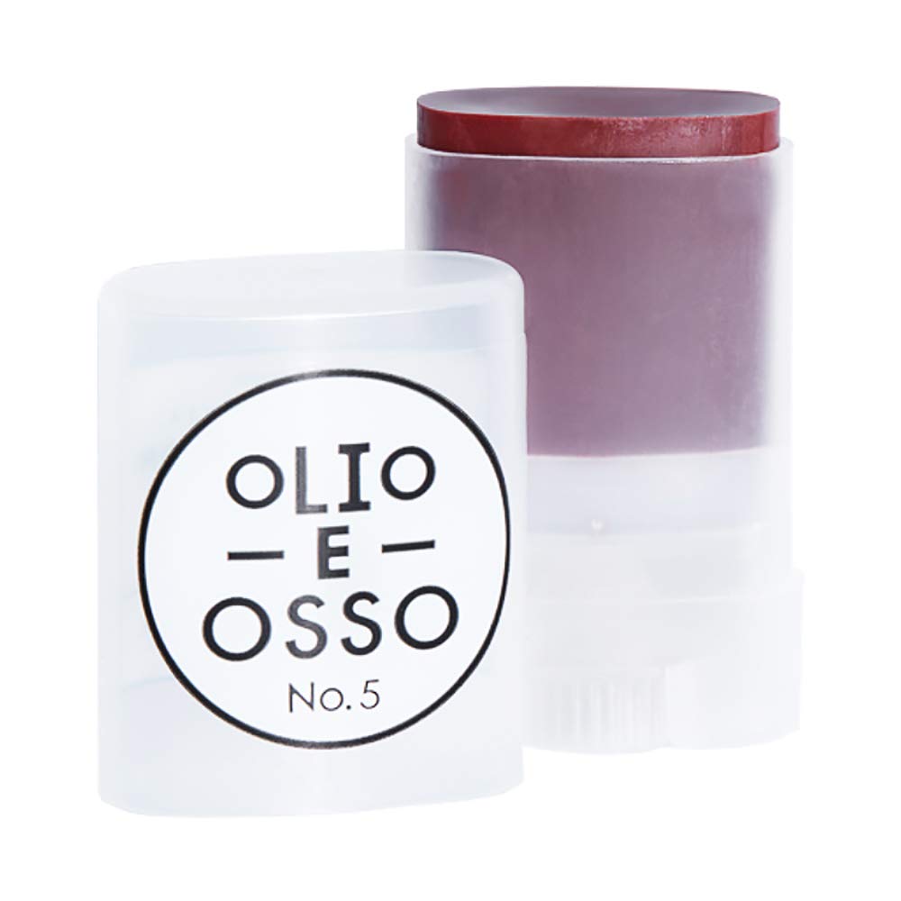 Olio E Osso - Natural Lip + Cheek Balm - Natural, Non-Toxic, Clean Beauty (No. 5 Currant, 0.35 oz - 10 g) Beauty and Personal Care OLIO E OSSO