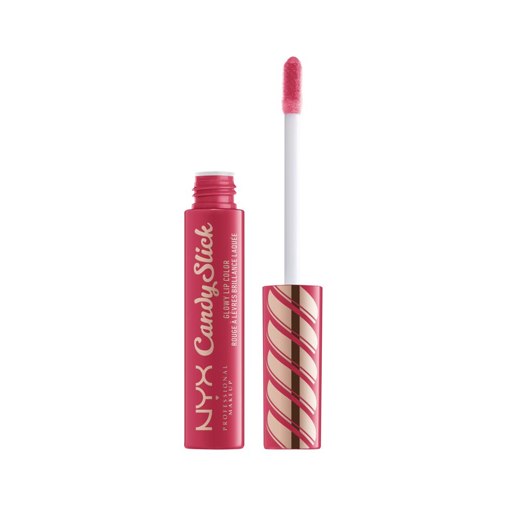 NYX PROFESSIONAL MAKEUP Candy Slick Glowy Lip Color Gloss - Watermelon Taffy (Coral Pink) Beauty & Personal Care NYX PROFESSIONAL MAKEUP
