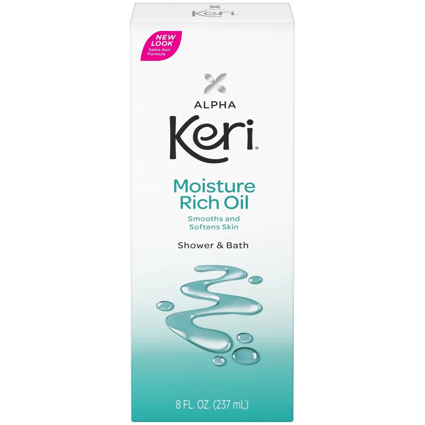 Alpha Keri Shower and Bath Moisture Rich Oil 8 oz. (Pack of 3) Beauty and Personal Care IMOSTY