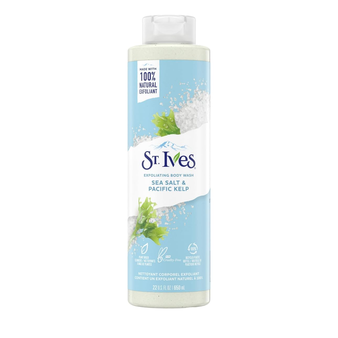St Ives Body Wash Sea Salt & Pacific Kelp 22 Ounce (650ml) (Pack of 2) Beauty & Personal Care St. Ives