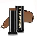 Base Strokes Crème Foundation Stick by Flori Roberts, Full Coverage for Women of Color or Deeper Skin Tones, Long Lasting Makeup, Natural Finish Beauty & Personal Care Flori Roberts