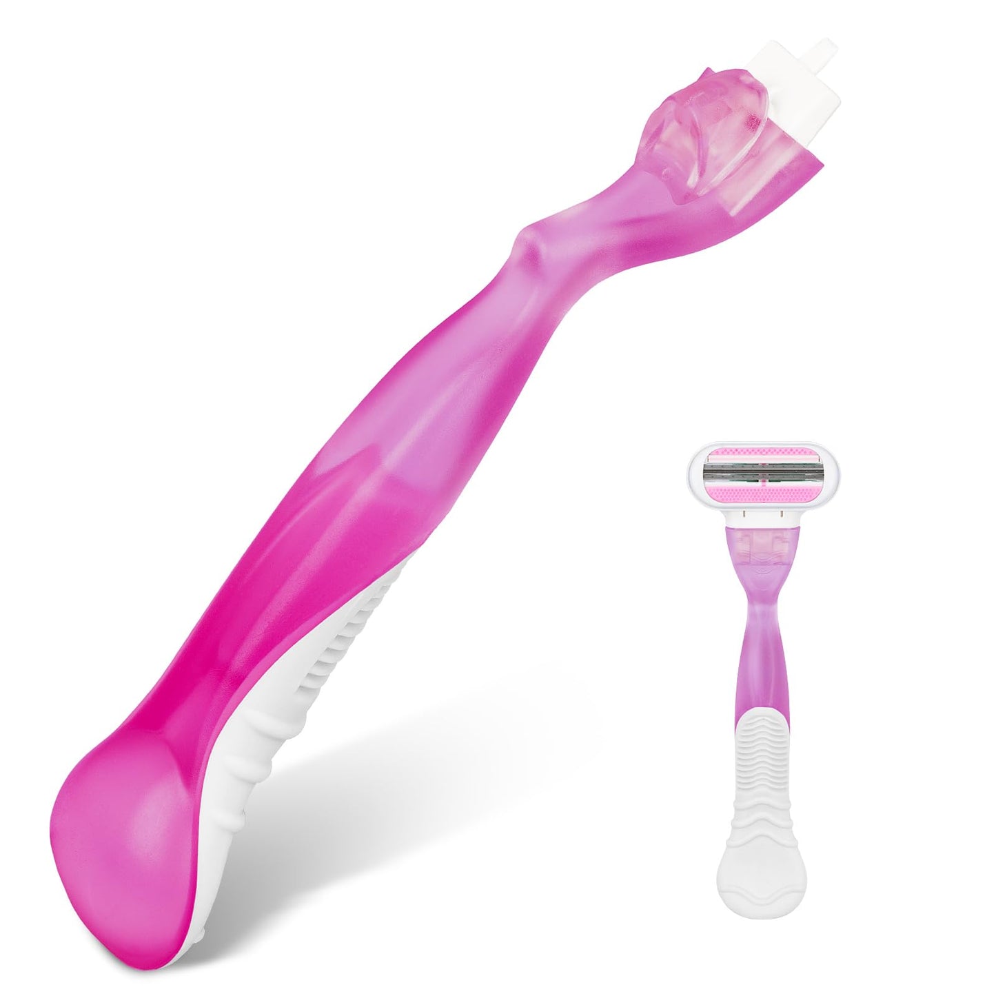 VANEST Replacement Handle Compatible with Gillette Venus, Comfort Glide Razor Handle Non-slip Ergonomic Handles for Women (Hot Pink) Beauty and Personal Care VANEST